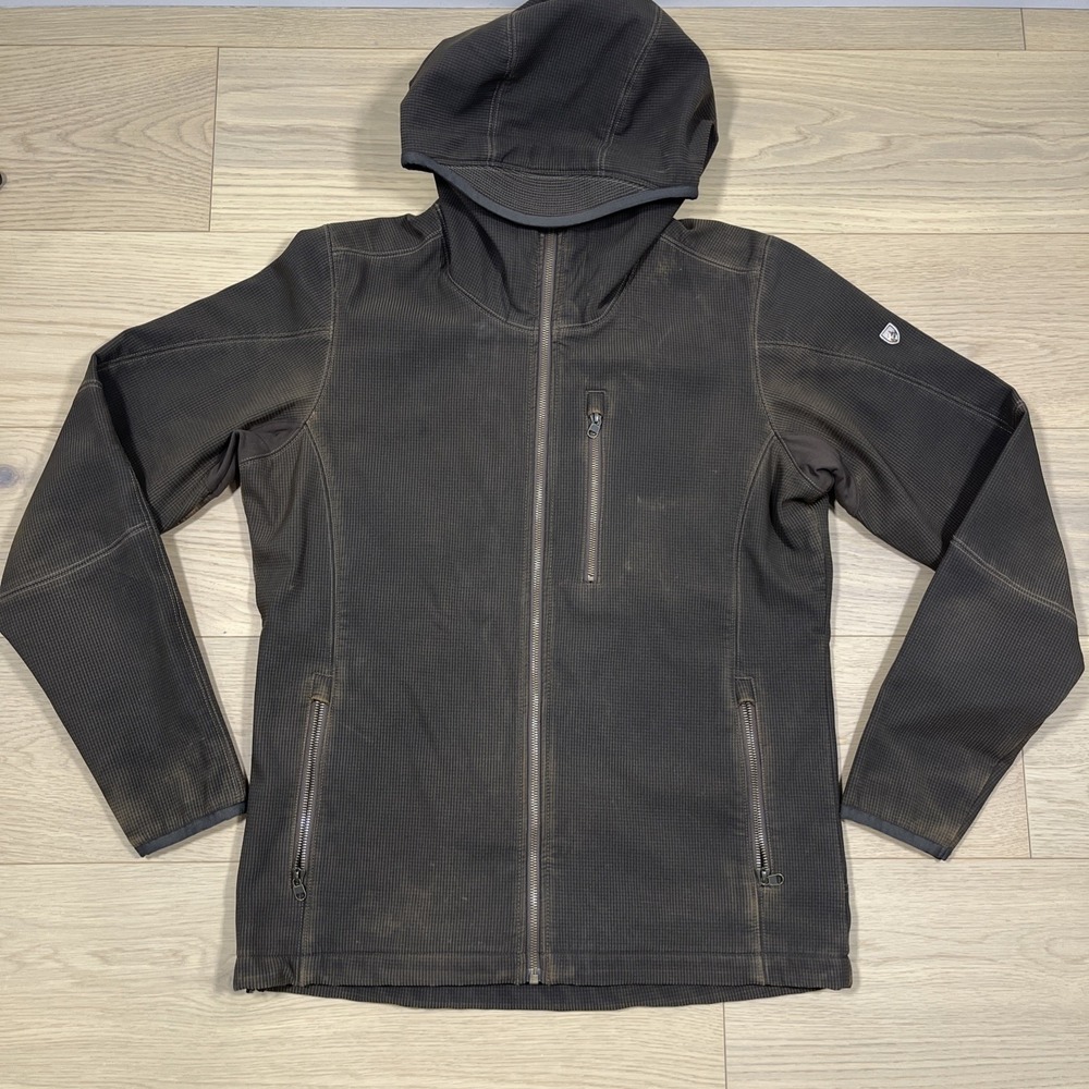 Men's Kuhl Relik Softshell Hoody Full Zip Jacket Men's Size M Adventure 1081 - Picture 1 of 13